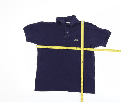 Boys UK Size 16 Years Lacoste Blue Basic Polo