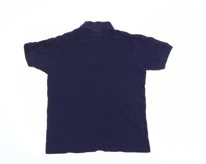Boys UK Size 16 Years Lacoste Blue Basic Polo