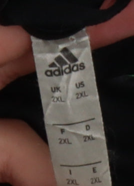 Mens UK Size 2XL adidas Black FootballGym & TrainingRunning & Jogging Jacket
