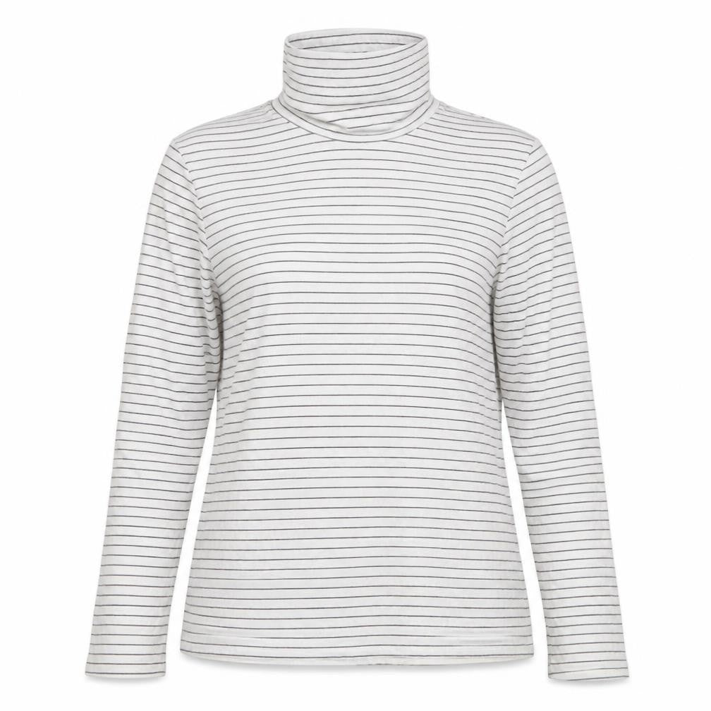 Womens UK Size L Lands' End White Basic T-Shirt