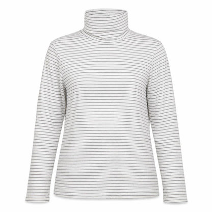 Womens UK Size L Lands' End White Basic T-Shirt
