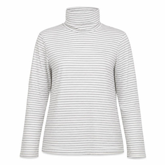 Womens UK Size L Lands' End White Basic T-Shirt