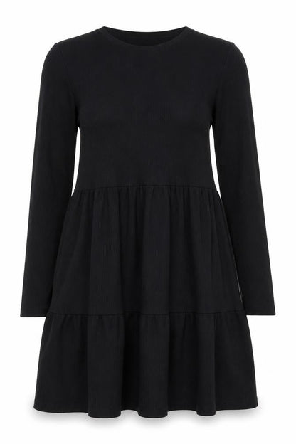 Miss Selfridge Women’s Black Long Sleeve Swing Dress Size 12