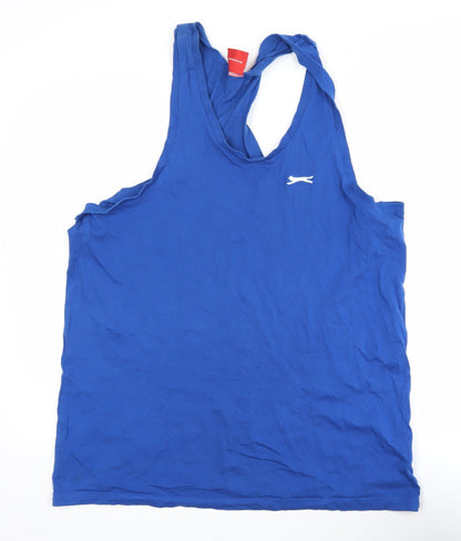 Mens UK Size XL Slazenger Blue Gym & TrainingBodybuildingRunning & Jogging Tank
