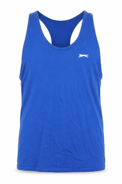 Mens UK Size XL Slazenger Blue Gym & TrainingBodybuildingRunning & Jogging Tank