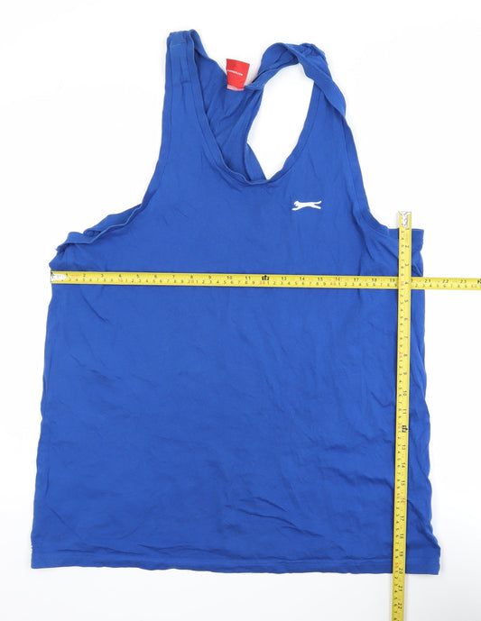 Mens UK Size XL Slazenger Blue Gym & TrainingBodybuildingRunning & Jogging Tank