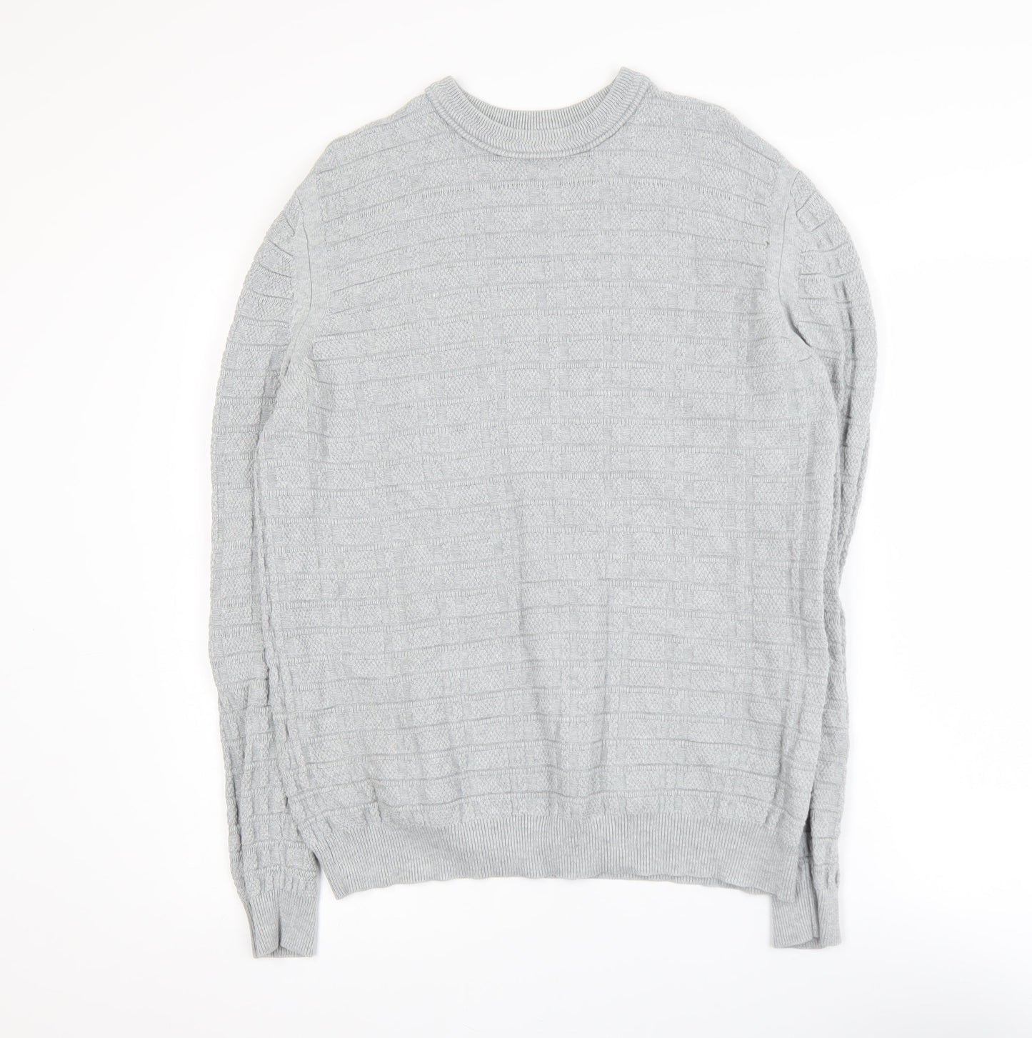 Mens UK Size M Nigel Hall Grey Pullover Jumper