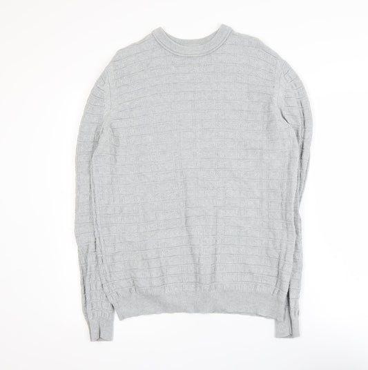 Mens UK Size M Nigel Hall Grey Pullover Jumper