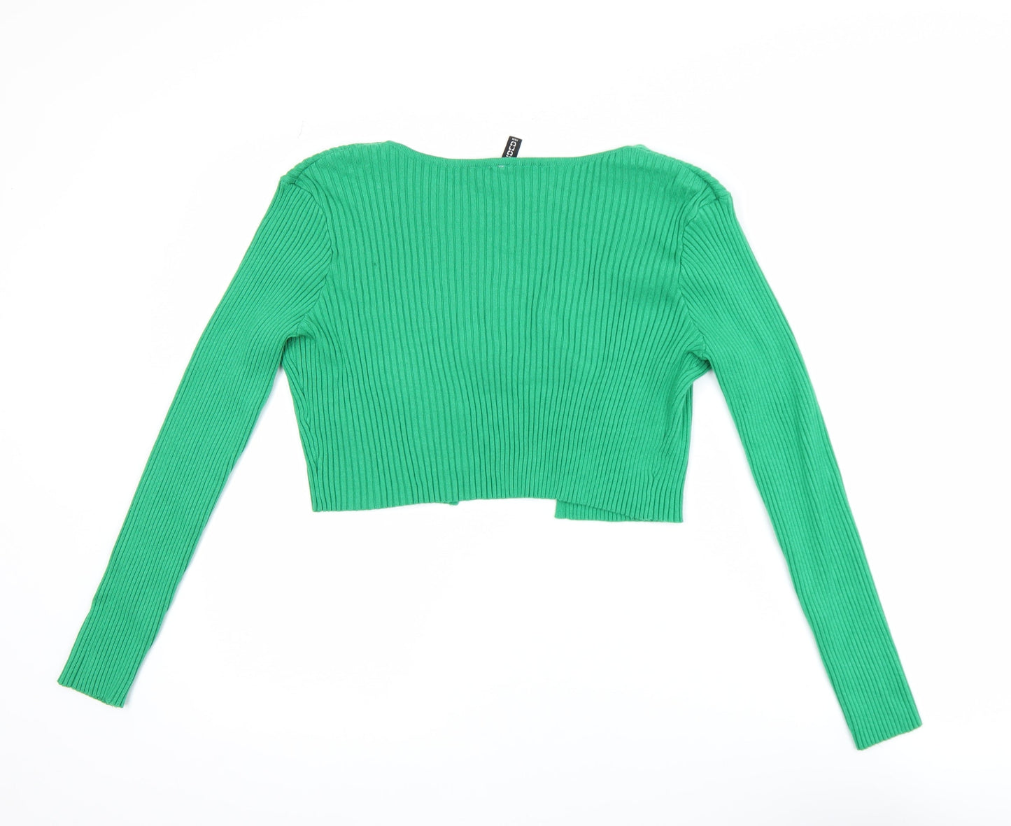 Womens UK Size 12 H&M Green Cardigan Jumper