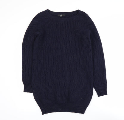 Womens UK Size XS Uniqlo Blue Pullover Jumper