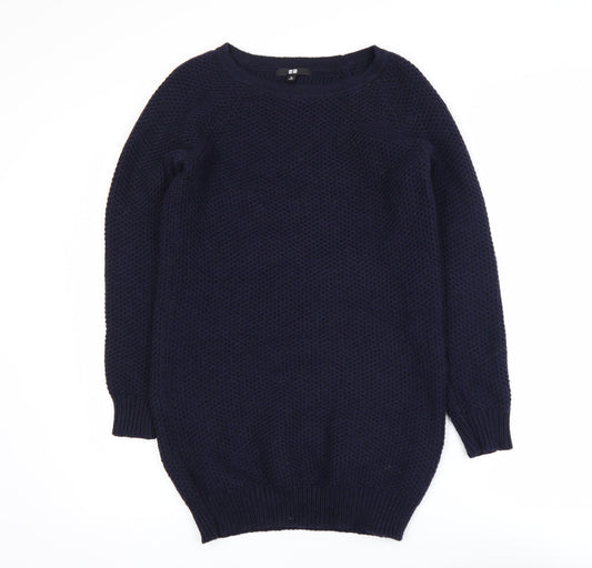 Womens UK Size XS Uniqlo Blue Pullover Jumper