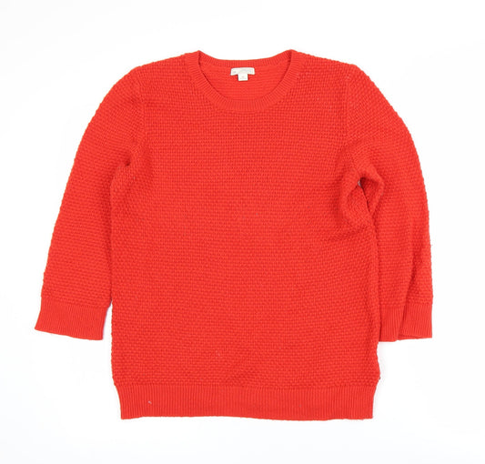 Womens UK Size M Gap Red Pullover Jumper