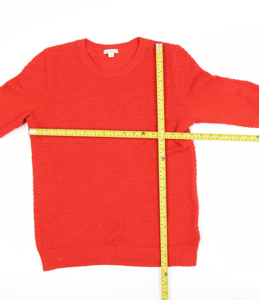 Womens UK Size M Gap Red Pullover Jumper