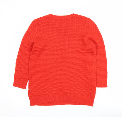 Womens UK Size M Gap Red Pullover Jumper