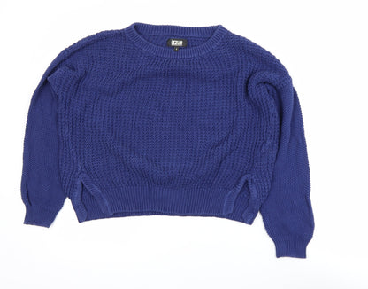 Womens UK Size S izzue Blue Pullover Jumper
