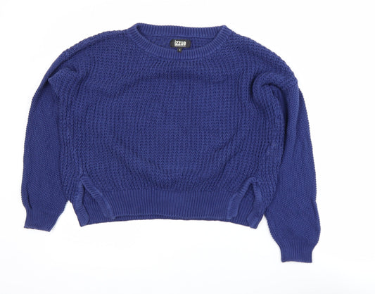 Womens UK Size S izzue Blue Pullover Jumper