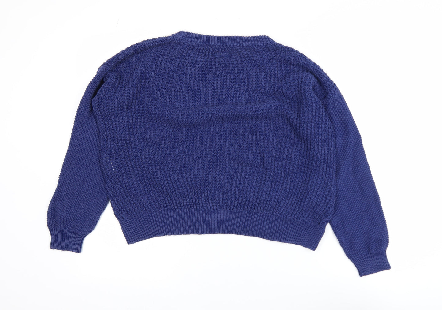 Womens UK Size S izzue Blue Pullover Jumper