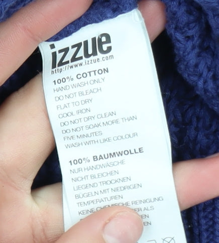 Womens UK Size S izzue Blue Pullover Jumper