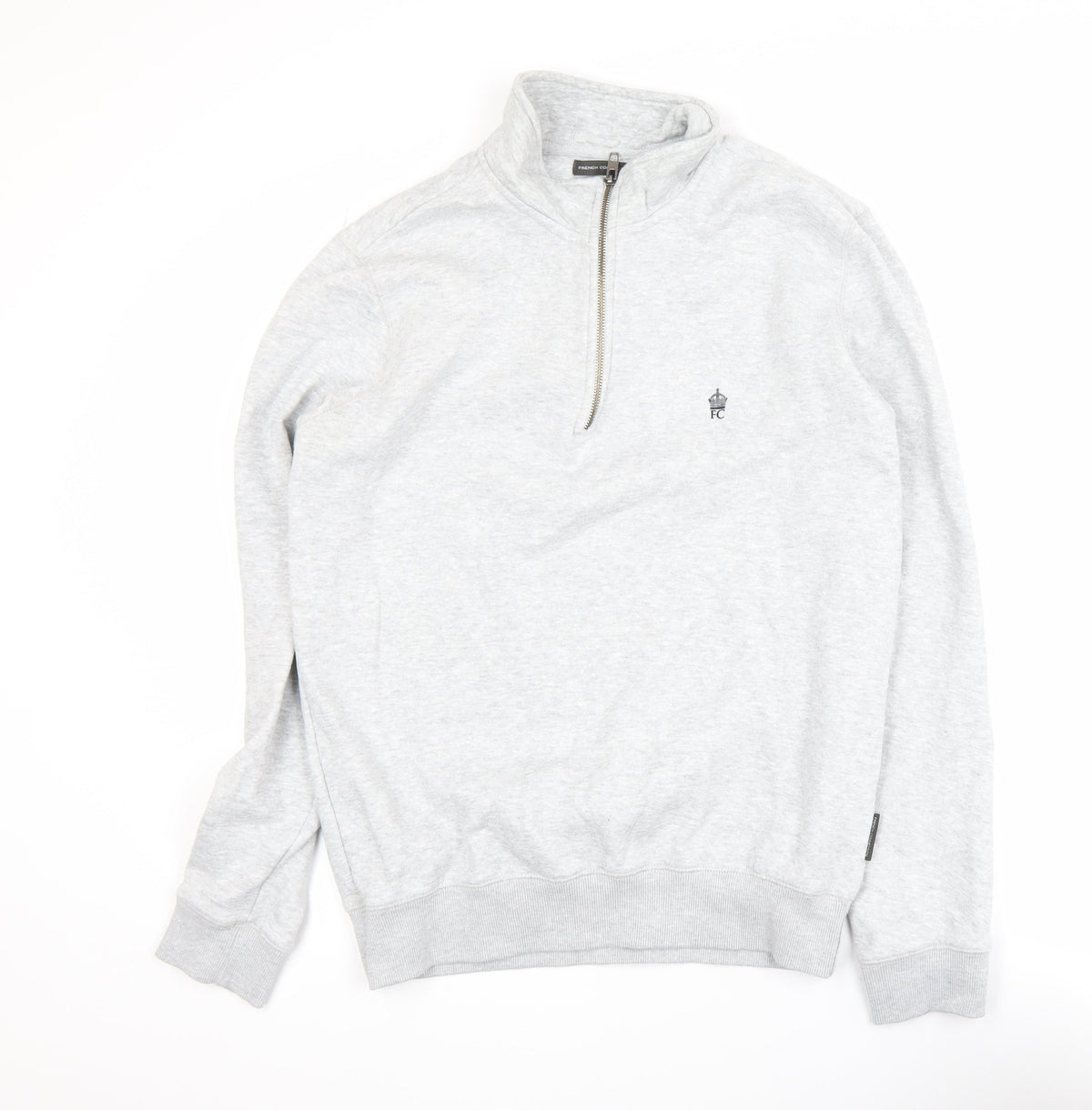 Mens UK Size S French Connection Grey Pullover Sweatshirt