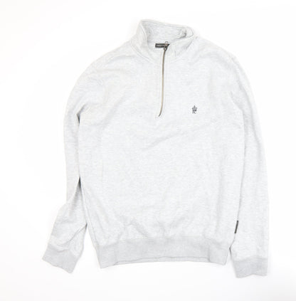 Mens UK Size S French Connection Grey Pullover Sweatshirt