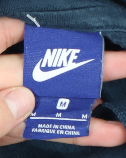 Mens UK Size M Nike Blue Pullover Hoodie