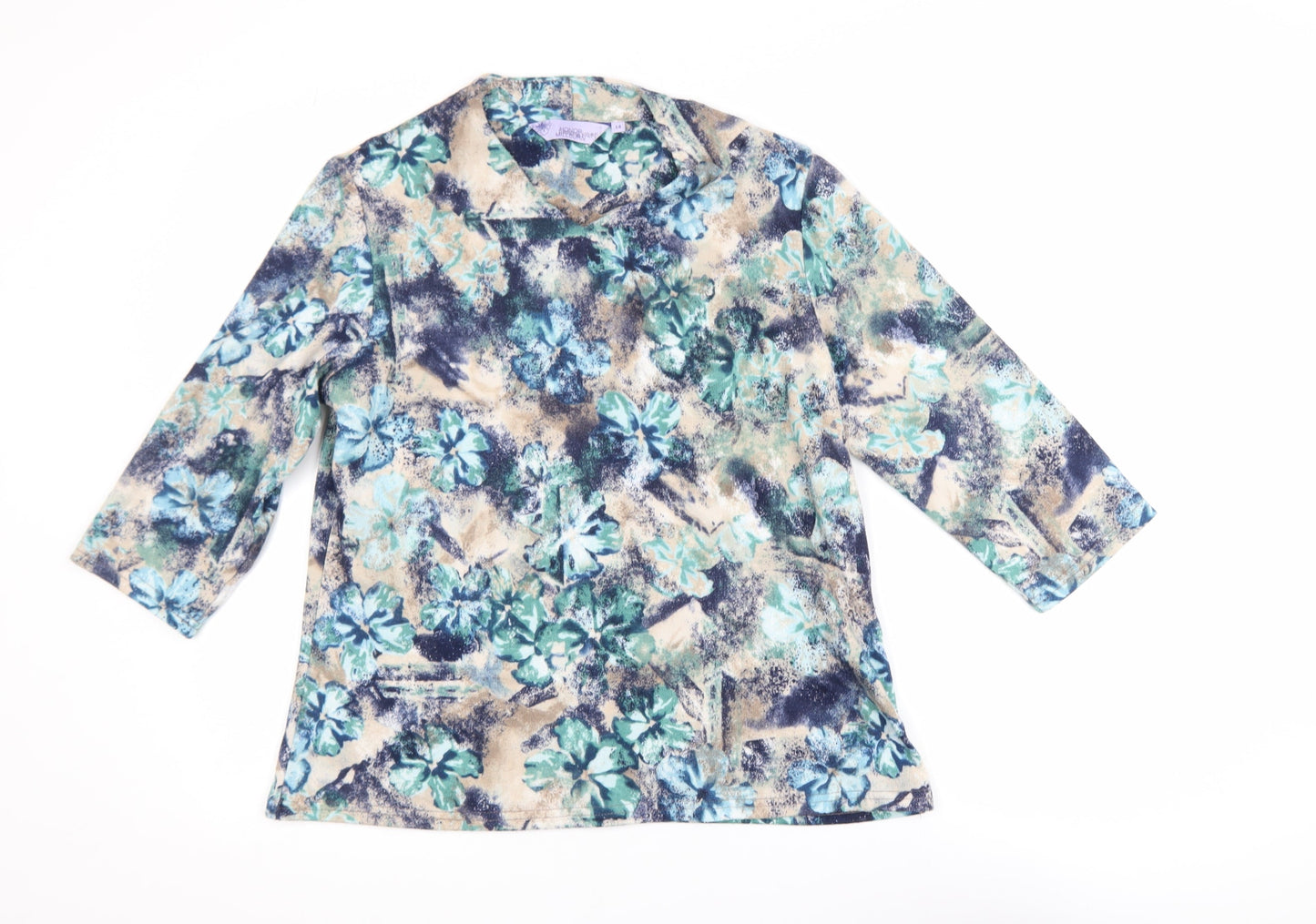 Womens UK Size 14 Honor Millburn Multicoloured Tunic Blouse