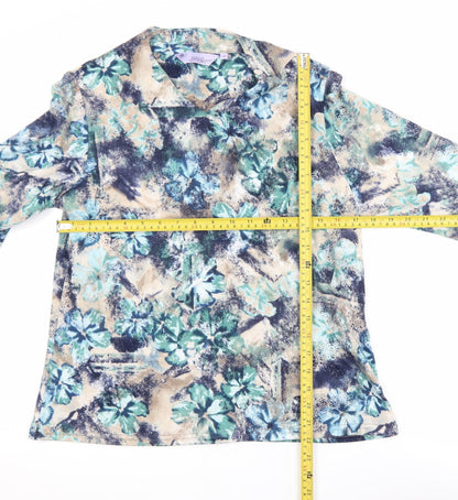 Womens UK Size 14 Honor Millburn Multicoloured Tunic Blouse