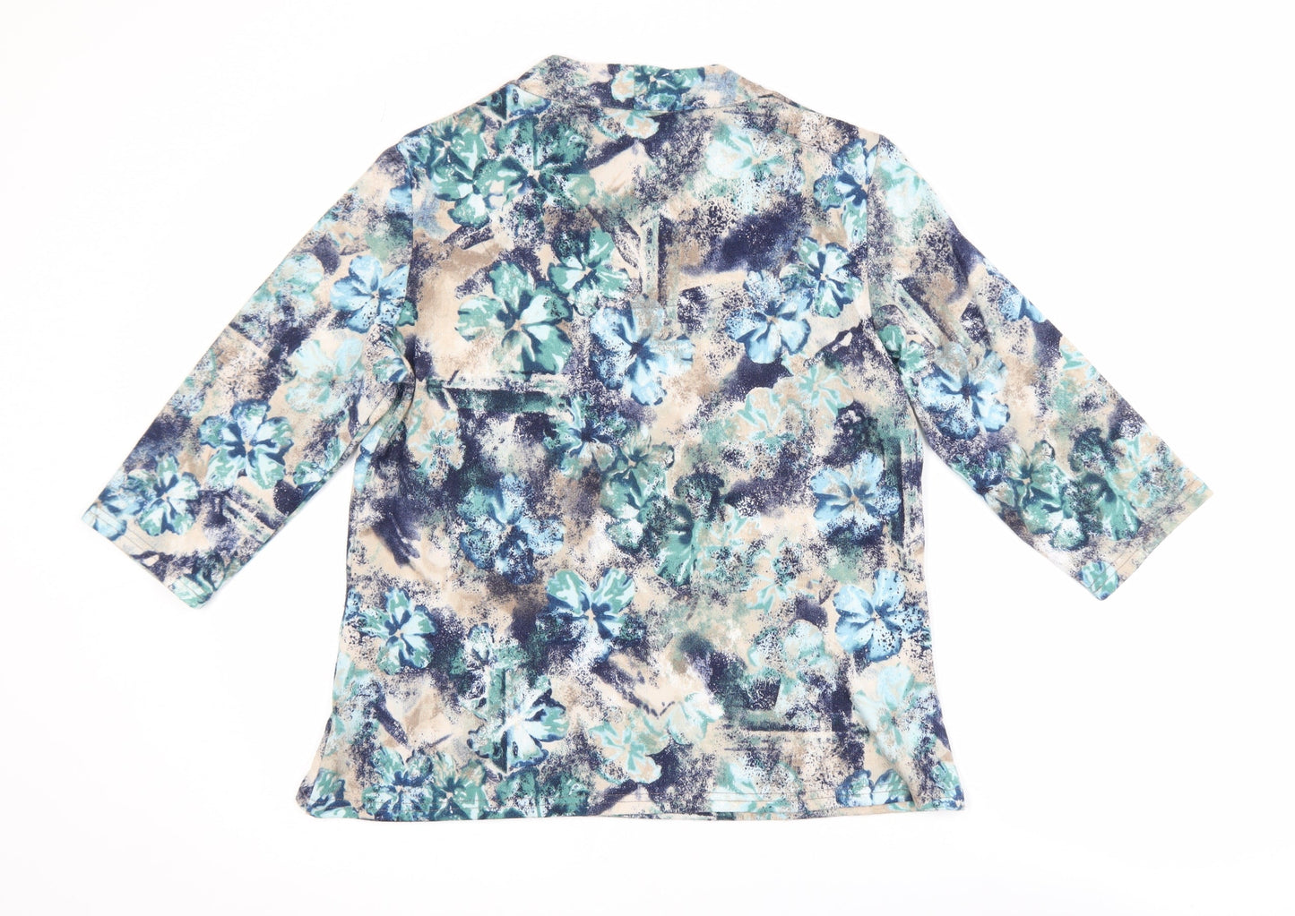 Womens UK Size 14 Honor Millburn Multicoloured Tunic Blouse