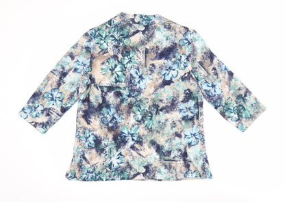 Womens UK Size 14 Honor Millburn Multicoloured Tunic Blouse