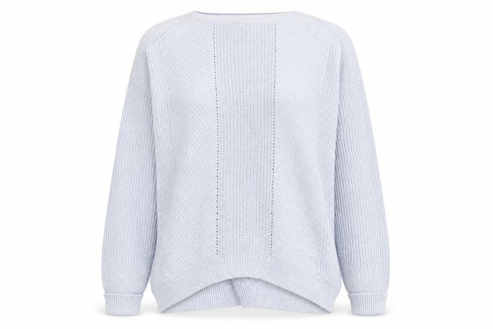 Womens UK Size L Marks and Spencer Blue Pullover Jumper