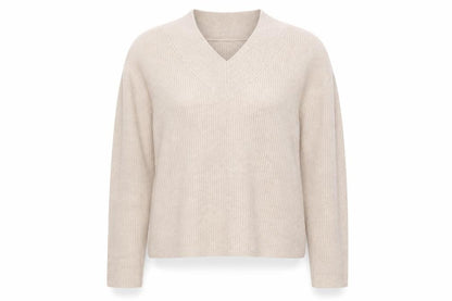 Womens UK Size M Marks and Spencer Beige Pullover Jumper