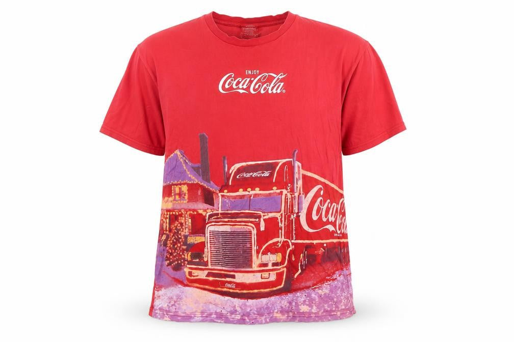 Mens UK Size XL Coca-Cola Red  T-Shirt