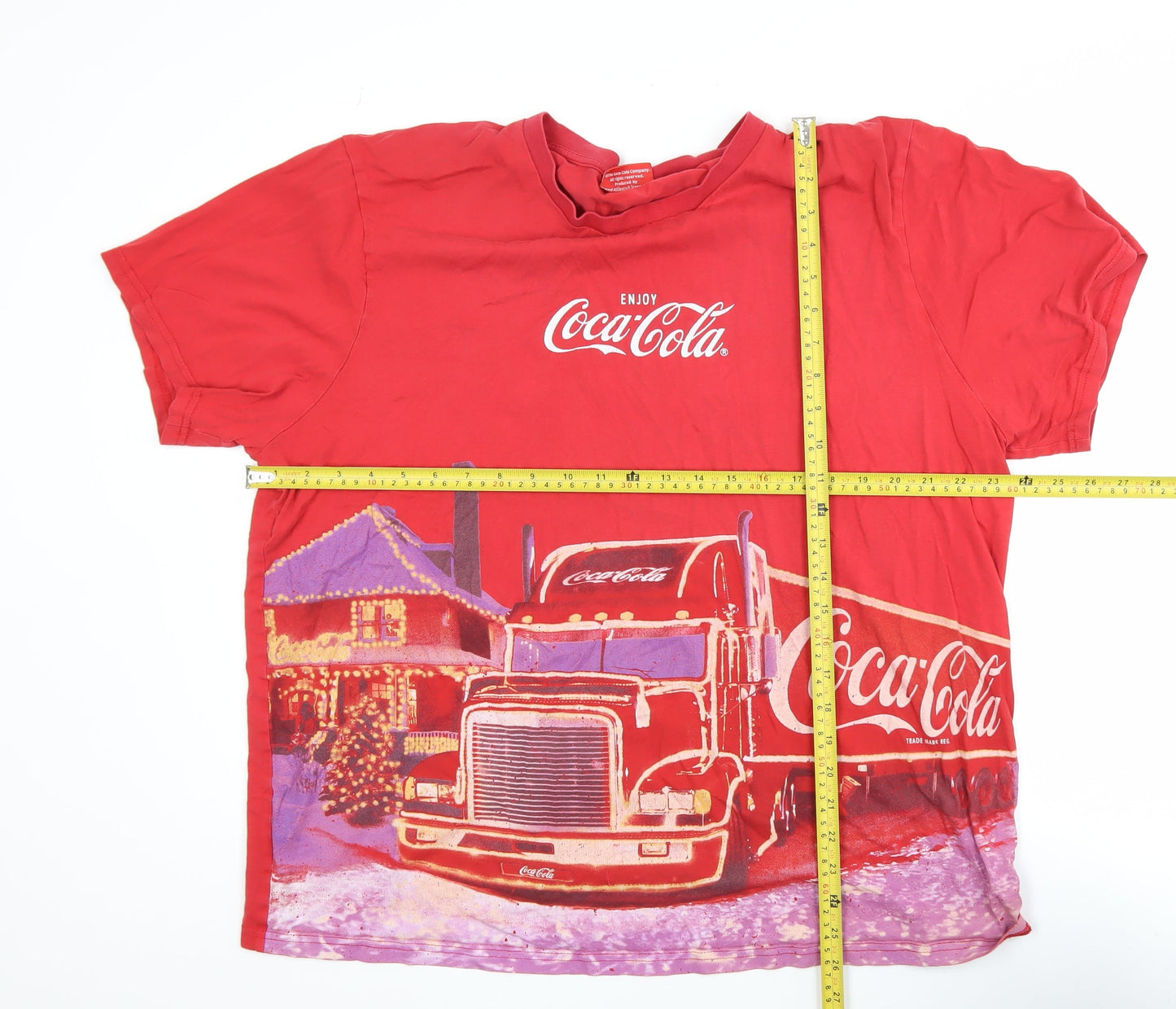 Mens UK Size XL Coca-Cola Red  T-Shirt
