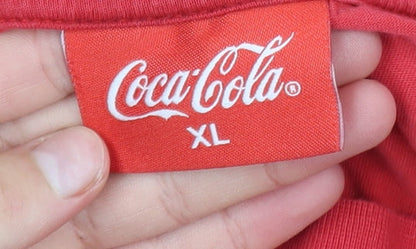 Mens UK Size XL Coca-Cola Red  T-Shirt
