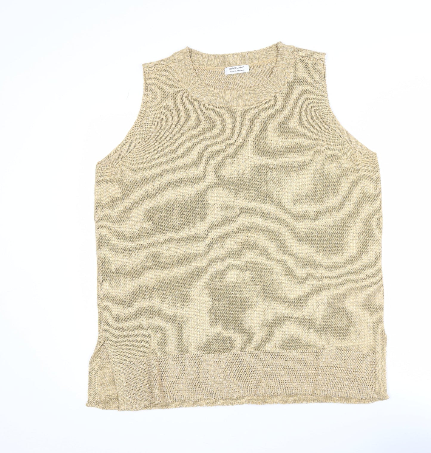 Womens UK Size 20 JD Williams Beige Basic Tank