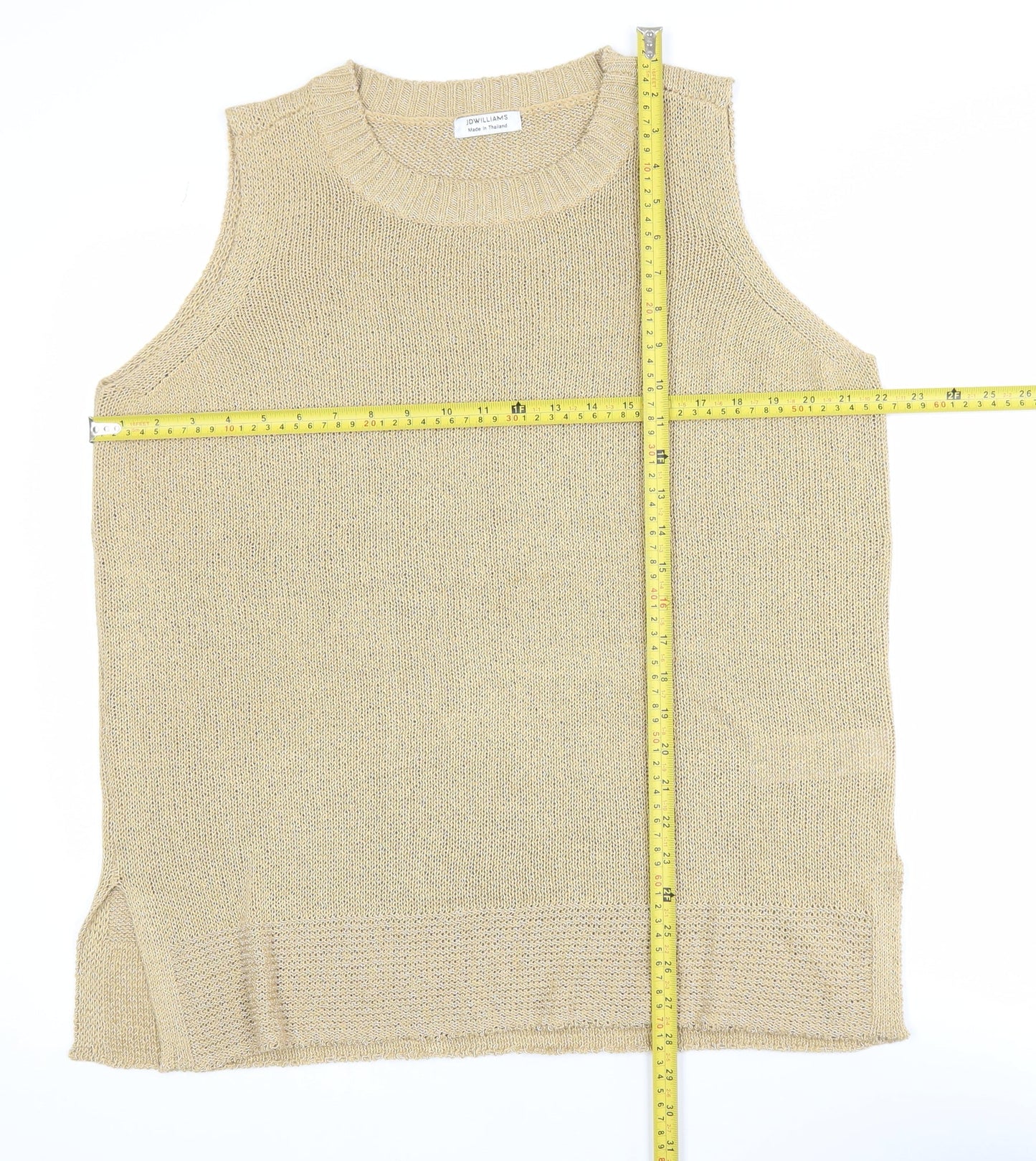 Womens UK Size 20 JD Williams Beige Basic Tank