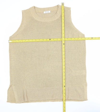 Womens UK Size 20 JD Williams Beige Basic Tank