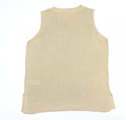 Womens UK Size 20 JD Williams Beige Basic Tank