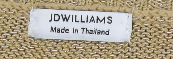 Womens UK Size 20 JD Williams Beige Basic Tank