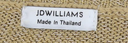 Womens UK Size 20 JD Williams Beige Basic Tank
