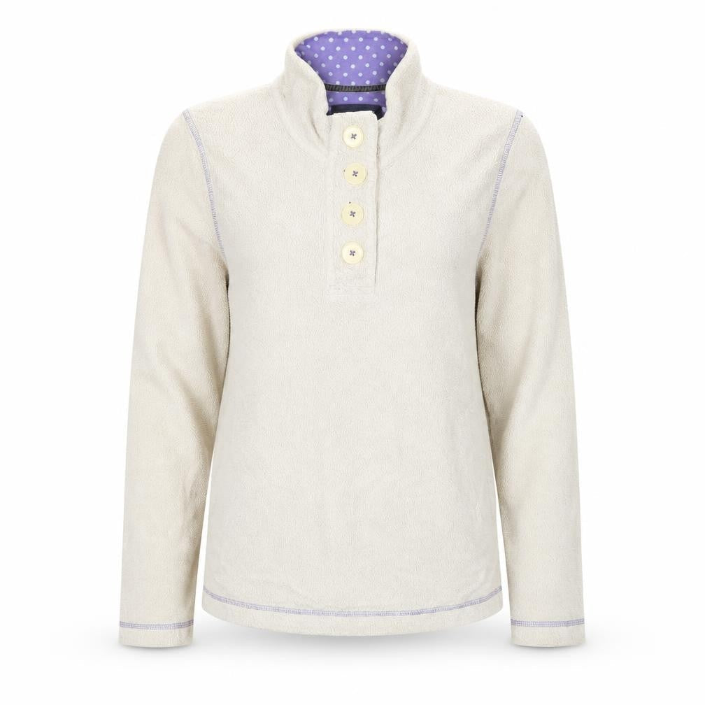 Womens UK Size 8 Boden Beige Henley Jumper