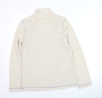 Womens UK Size 8 Boden Beige Henley Jumper