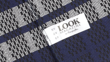 LOOK Magazine for SimplyBe Women's Blue Check Tweed Coat Size 14