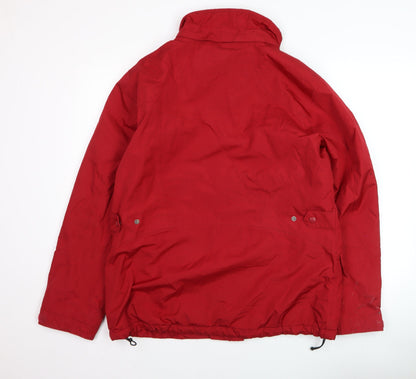 Mens UK Size XL Misty Mountain Red Parka Coat