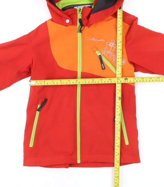 Boys UK Size 9-10 Years Sergent Major Red Soft Shell