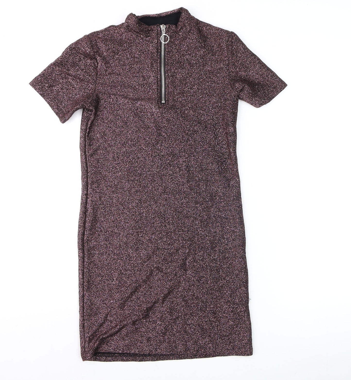 Womens UK Size S Light Before Dark Bodycon Dress
