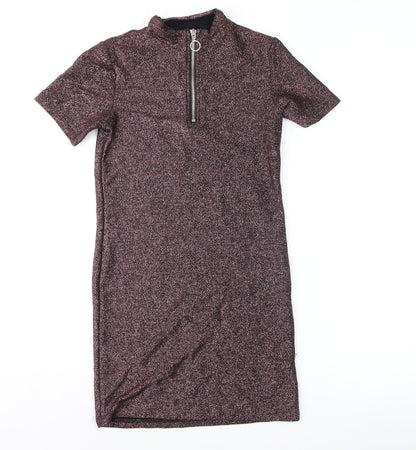 Womens UK Size S Light Before Dark Bodycon Dress