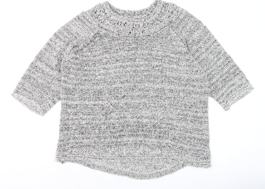 Marks and Spencer Women’s Grey Chunky Knit Pullover Jumper Size 22