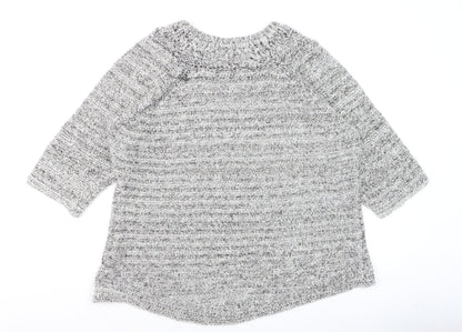 Marks and Spencer Women’s Grey Chunky Knit Pullover Jumper Size 22
