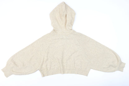 Womens UK Size M Topshop Beige Pullover Jumper